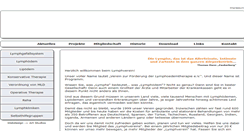 Desktop Screenshot of lymphverein.de